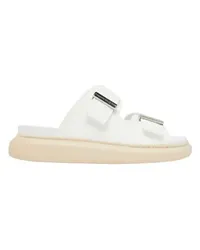 Alexander McQueen Flache Sandalen White