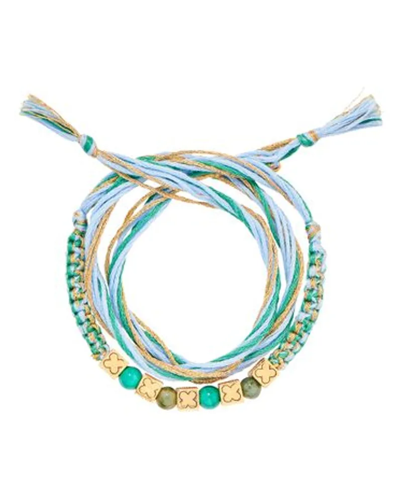 Aurélie Bidermann Armband Honolulu Green