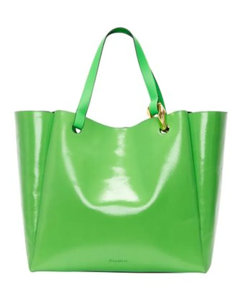 J.W.Anderson Große Corner Tote Bag Green