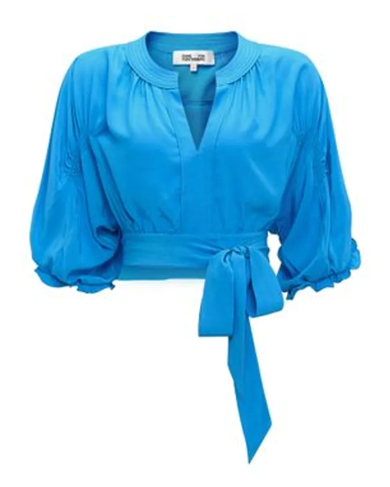 Diane von Furstenberg Top Lucie Blue