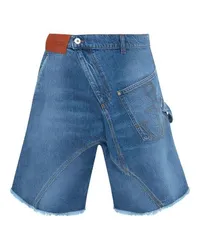 J.W.Anderson Workwear-Jeansshorts mit Twist Blue