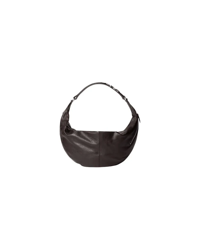 Christophe Lemaire Große Tasche Quiver Clip Brown