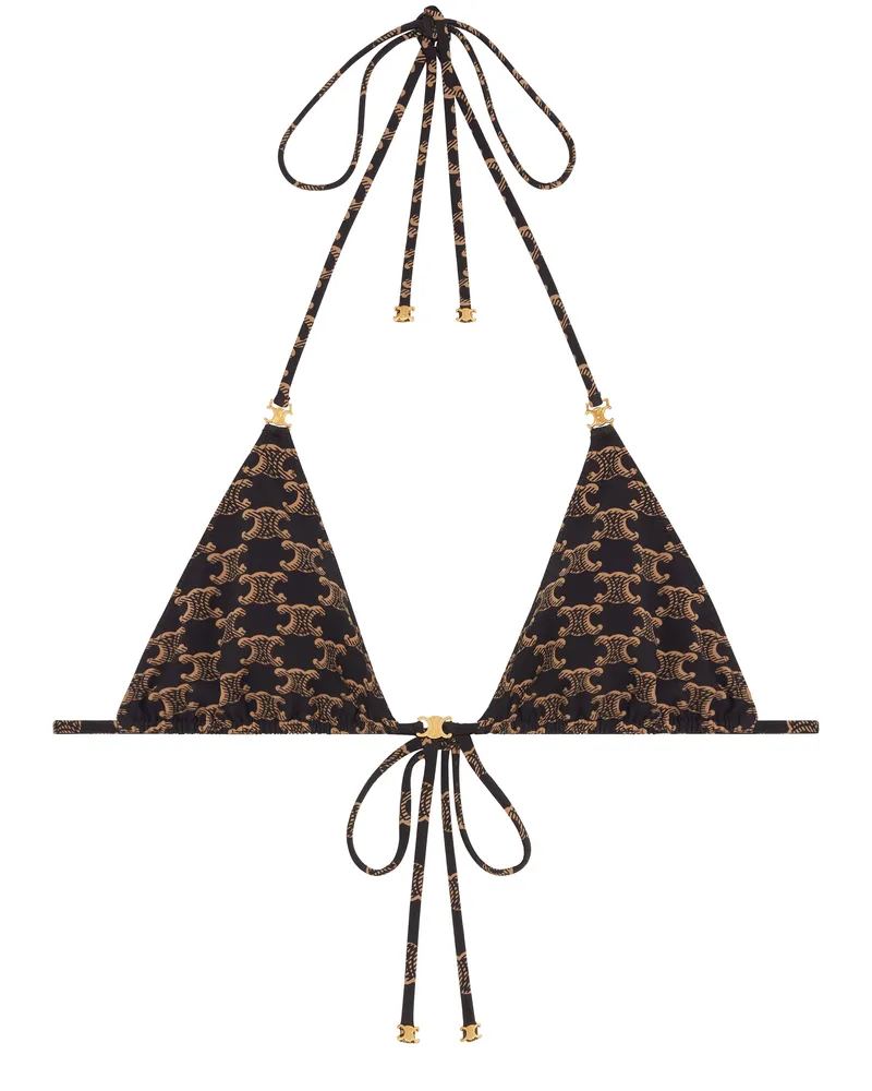 Celine Triomphe-triangel-top aus jersey 
