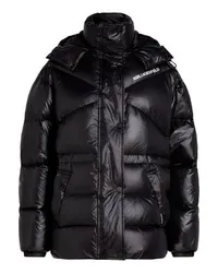 Karl Lagerfeld Hochglanz-Pufferjacke Black