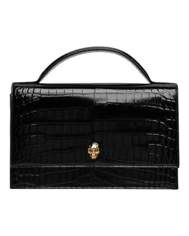 Alexander McQueen Tasche Skull Black