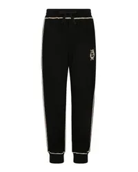 Dolce & Gabbana Jogginghose mit heraldischem DG-Logo Black