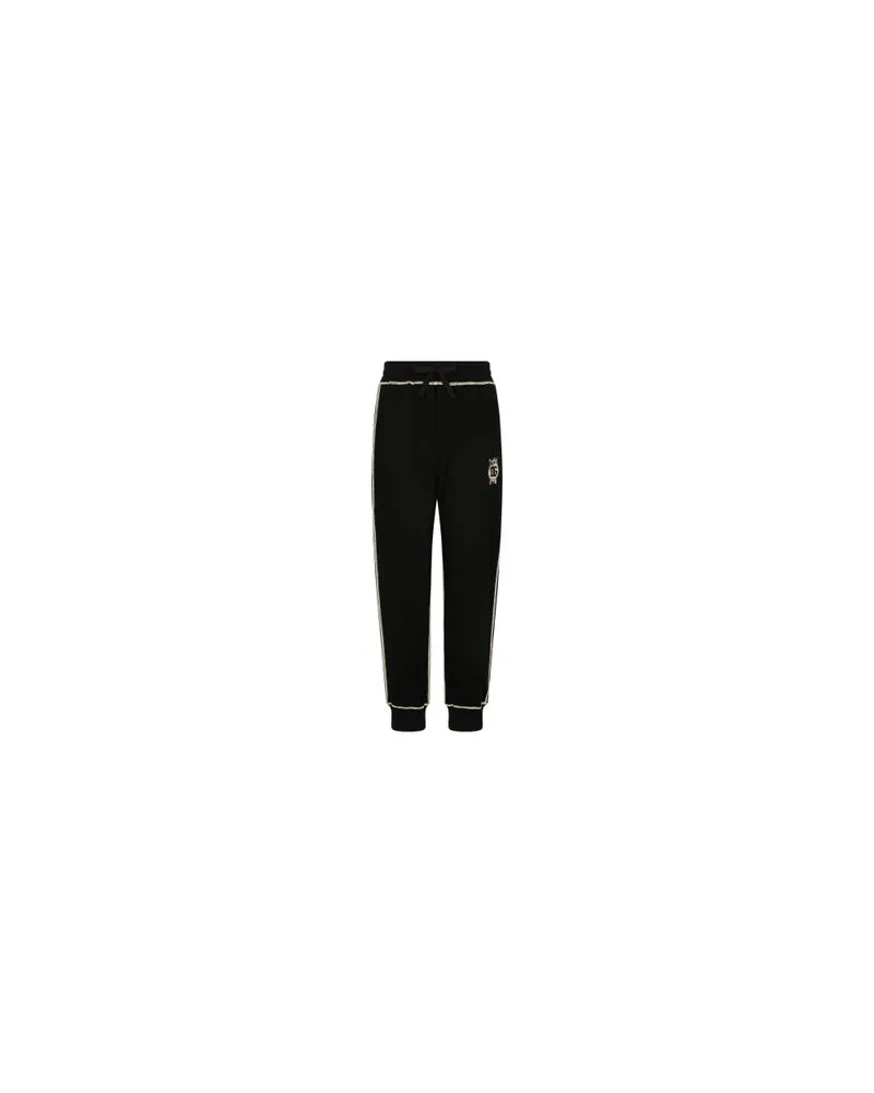 Dolce & Gabbana Jogginghose Mit Heraldischem Dg Logo Black