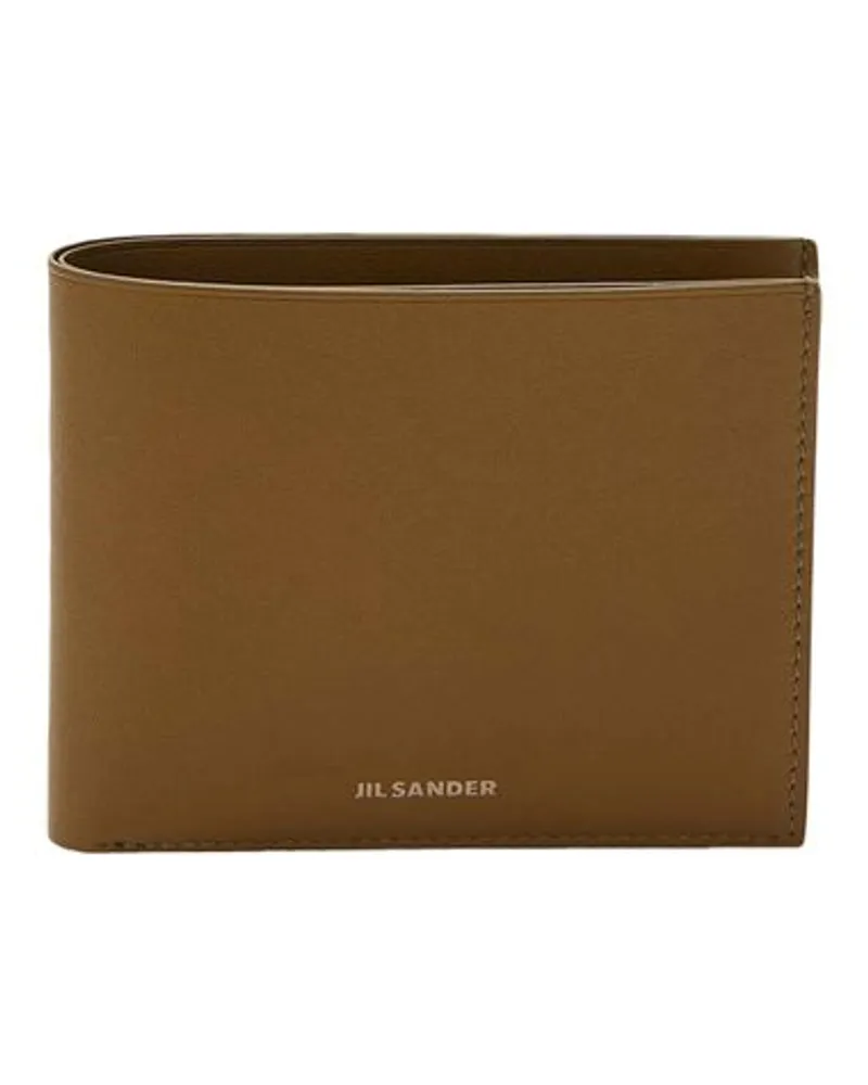 Jil Sander Brieftasche Brown