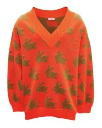 J.W.Anderson Pullover mit V-Ausschnitt Bunny Multicolor