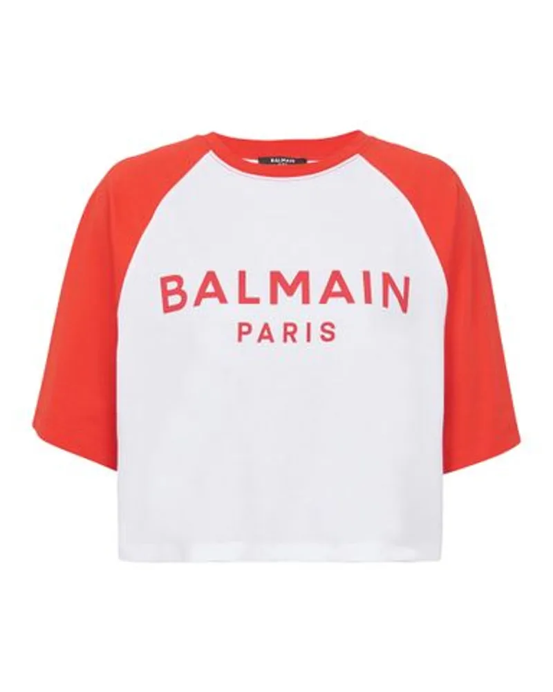 Balmain T-Shirt Balmain Paris Red