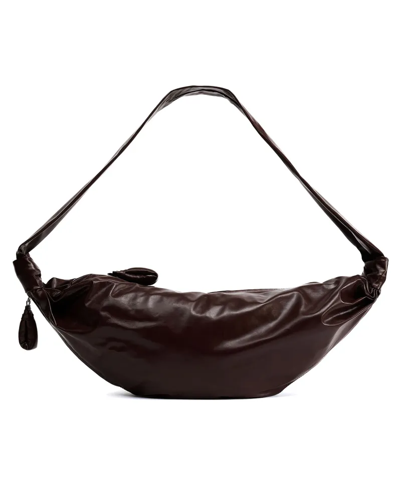 Christophe Lemaire Mittelgroße, weiche Halbmondtasche 
