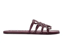 Sandalen Petal Anagram aus Kalbsleder
