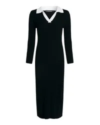 Karl Lagerfeld Essential Karl Polo-Strickkleid Black