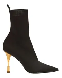 Balmain Strick-Stiefeletten Moneta Black