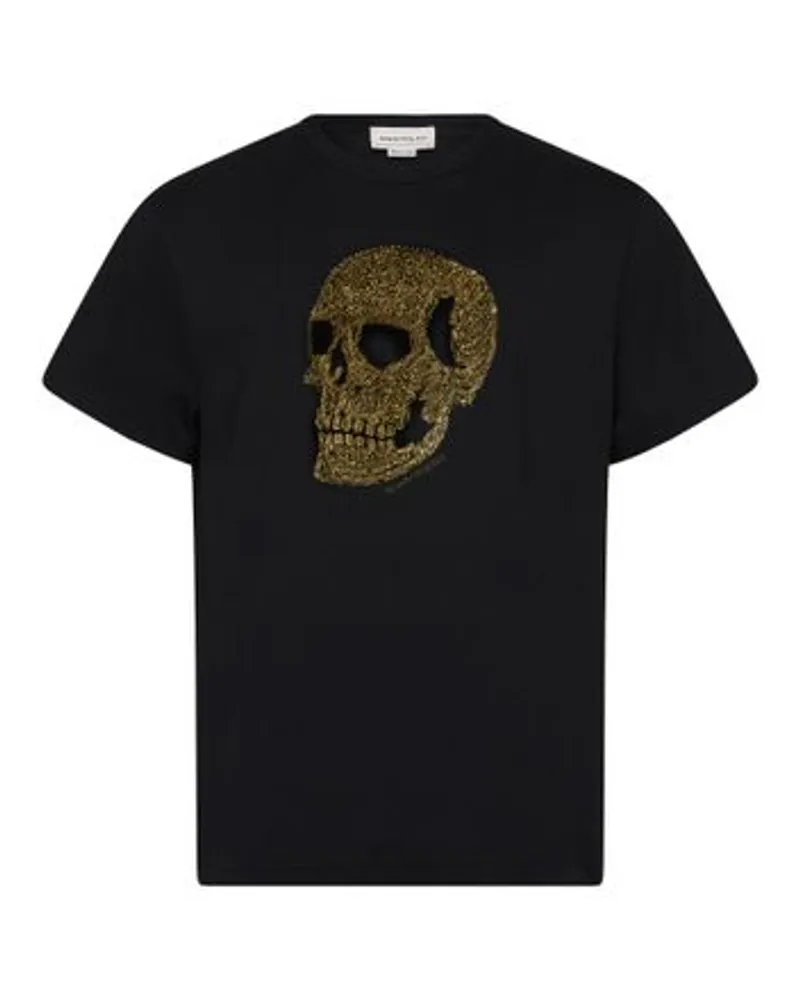 Alexander McQueen T-Shirt Skull Black