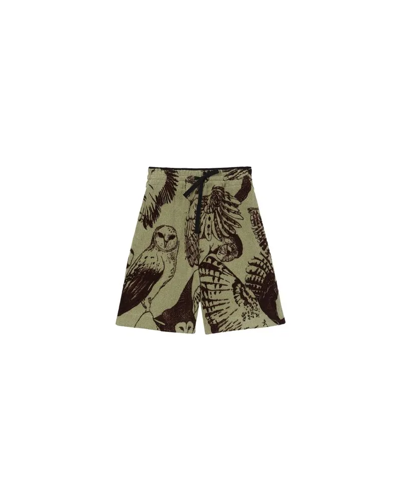 Jil Sander Jacquard-Shorts Green