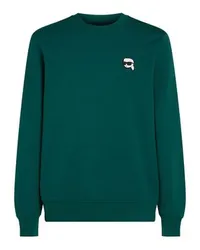 Karl Lagerfeld Karl Ikonik Sweatshirt mit Patch Green