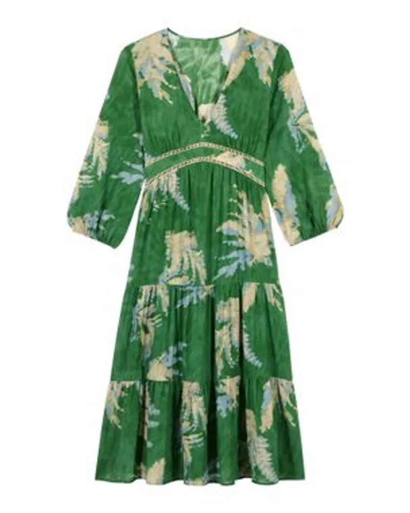 ba&sh Kleid Parela Green