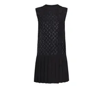 Gerade geschnittenes Minikleid in Monogram-Jacquardgewebe