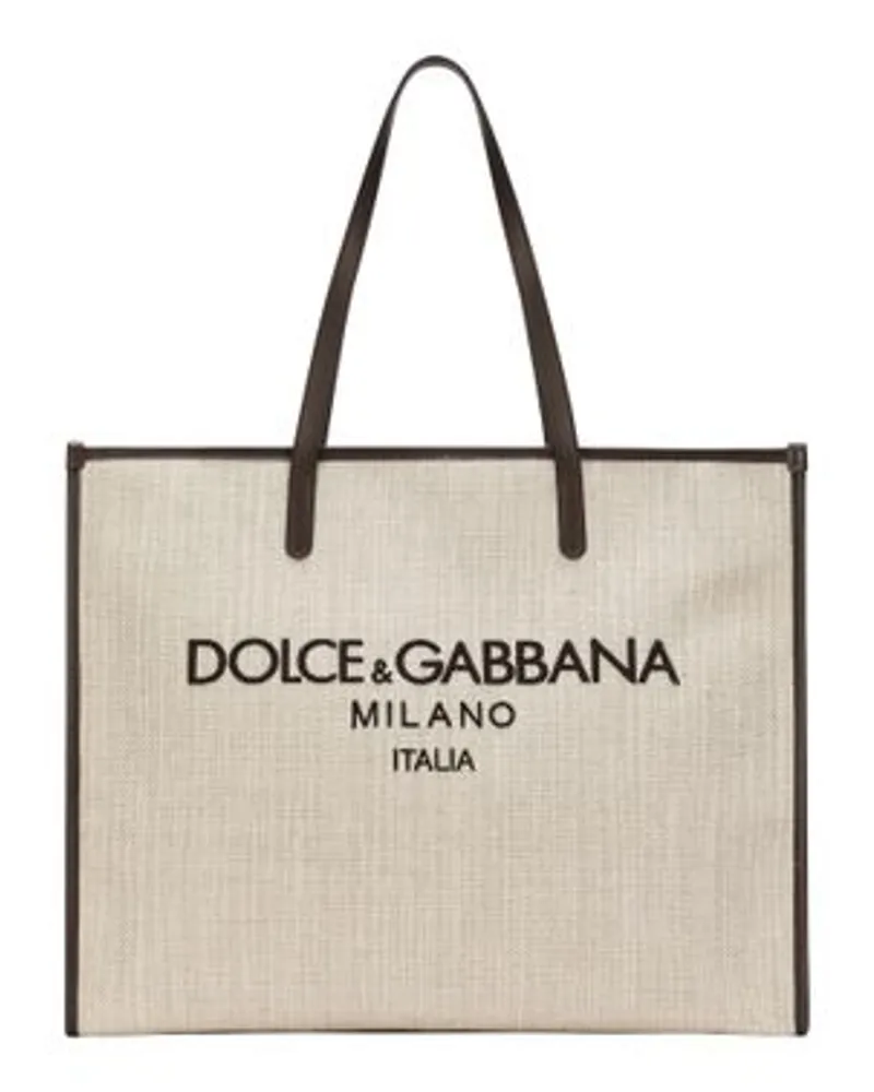 Dolce & Gabbana GroßE Tote Bag Beige