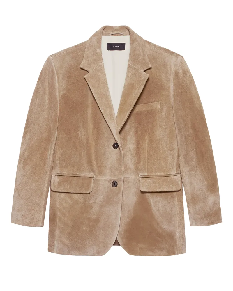 Arma Benny-Wildlederjacke mit Struktur 