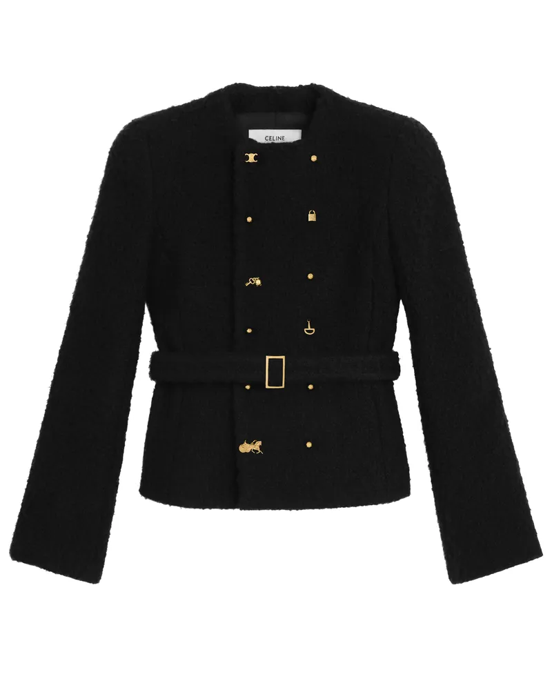 Celine Langärmliges oberteil aus wollnatté 