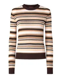 Missoni Gestreifter Rundhalspullover Multicolor