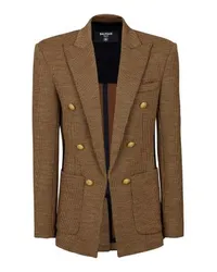 Balmain Jacke mit 6 Knöpfen Brown