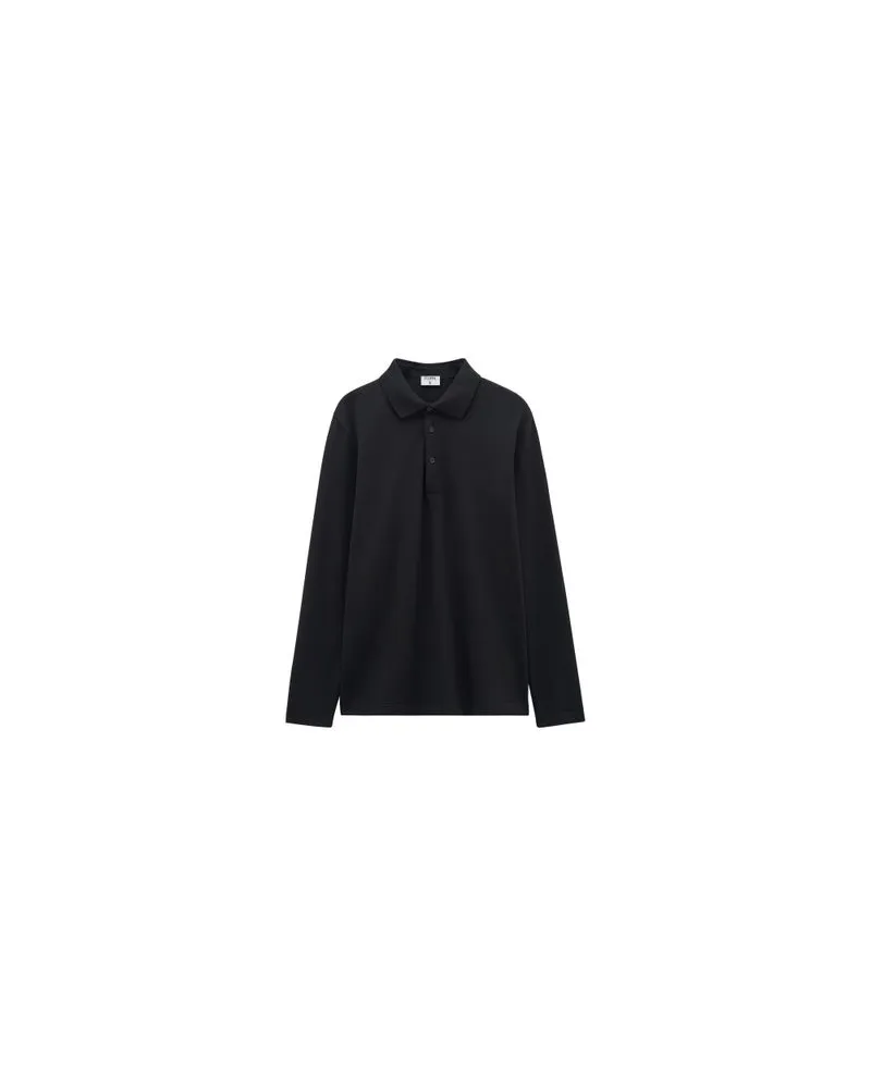 Filippa K Stretch-Poloshirt Luke Black