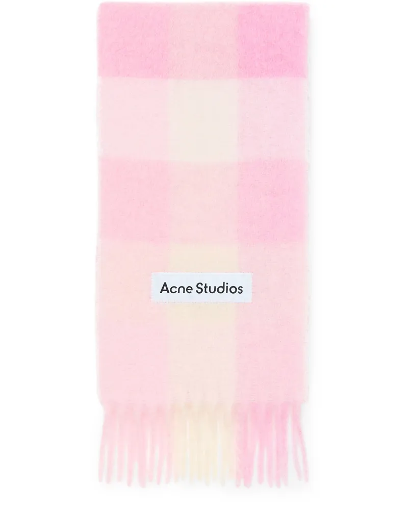 Acne Studios Schal Vally Pink