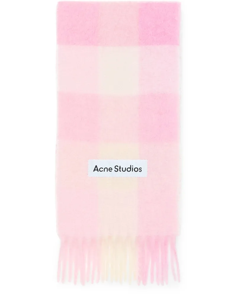 Acne Studios Schal Vally Pink