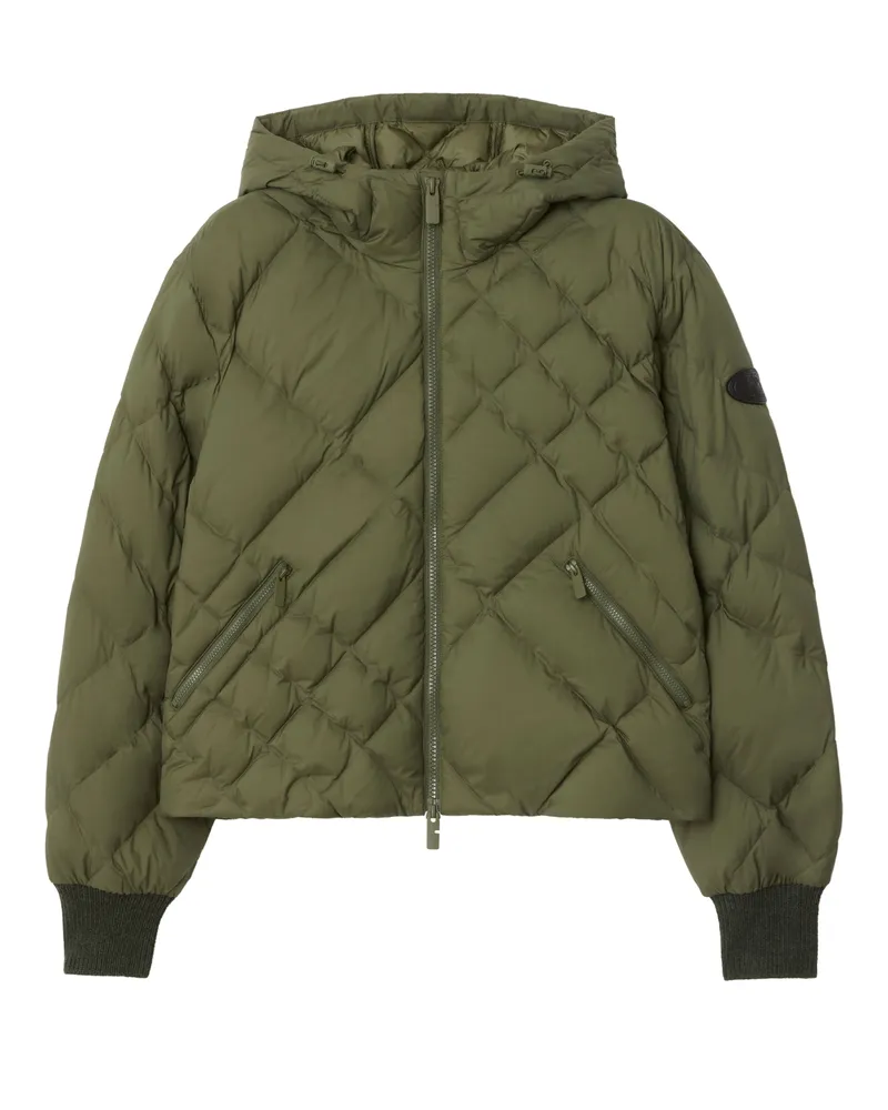 Burberry Wattierte Jacke „Delley" aus Nylon mit genähtem 