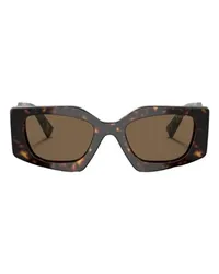 Prada Irregular-Sonnenbrille PR 15YS Brown