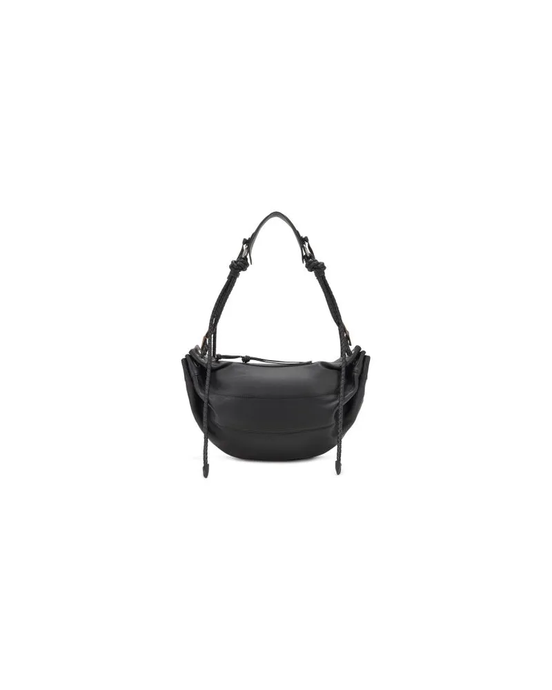 Isabel Marant Mittelgroße Hobo-Tasche Maia Black