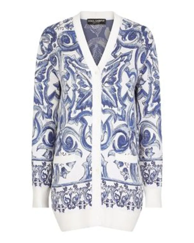 Dolce & Gabbana Jacquard-Cardigan Multicolor