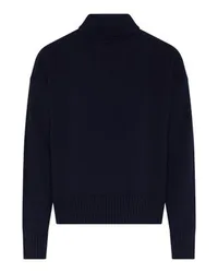 AMI Paris Rollkragenpullover Ami de Cœur Navy