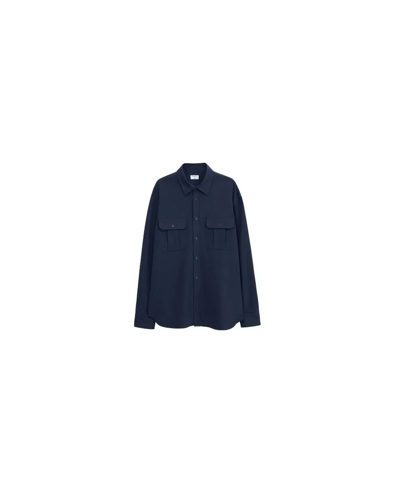 Filippa K Relaxed Fit Hemd Blue