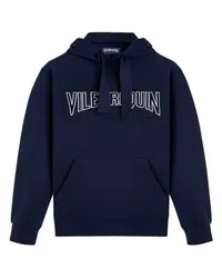 Vilebrequin Einfarbiges Kapuzensweatshirt Blue