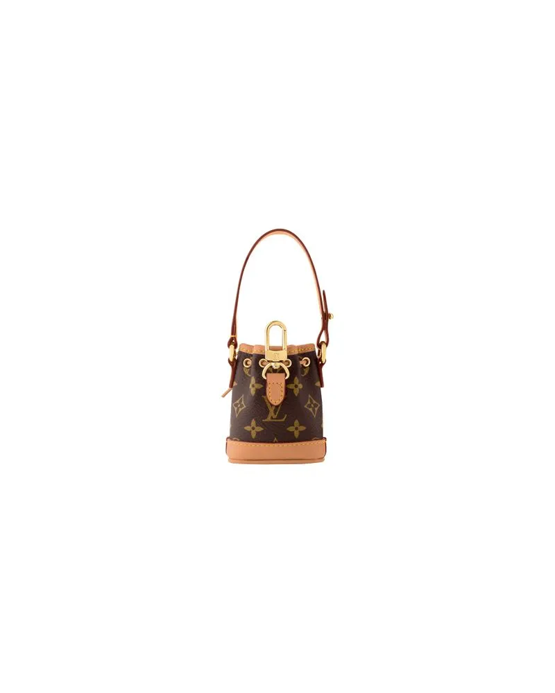 Louis Vuitton Micro Noé Bag Charm Brown
