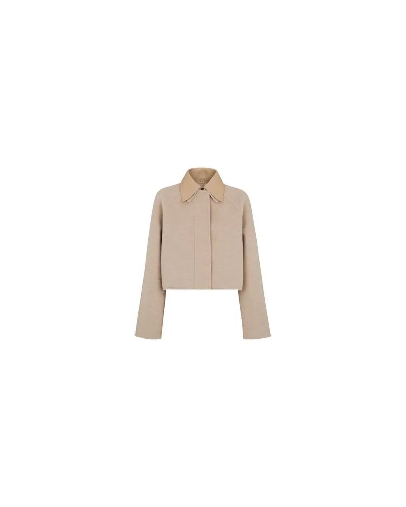 Fendi Wendbares verkürztes Blouson Beige