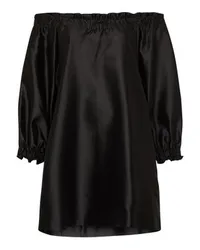 Max Mara Schulterfreies Minikleid Lepre Black