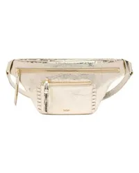 ba&sh Bauchtasche Lamine White