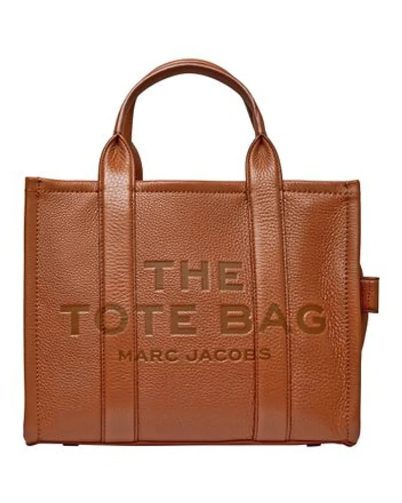 Marc Jacobs Tasche The Leather Medium Tote Bag Beige