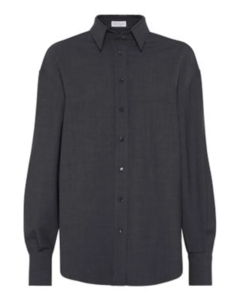 Brunello Cucinelli Bluse Grey