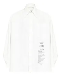 Maison Margiela Cotton Poplin Shirt White