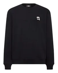 Karl Lagerfeld Karl Ikonik Sweatshirt mit Patch Black