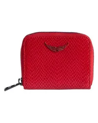 Zadig & Voltaire Brieftasche Mini ZV Glossy Wild Red