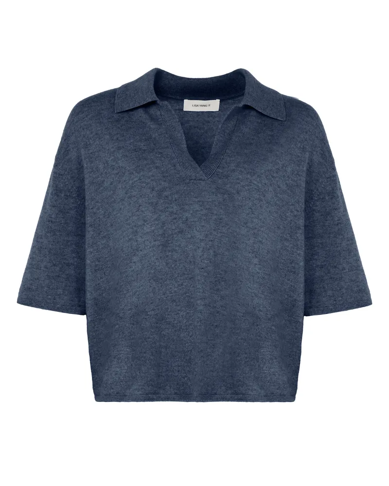 Lisa Yang Kurzärmeliges Kaschmir-T-Shirt Neela 