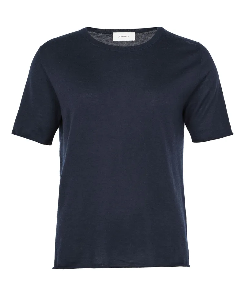 Lisa Yang Kurzärmeliges Kaschmir-T-Shirt Ari 