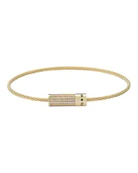 Le Gramme Kabelarmband mit Serti-Diamanten Le 9 g Gold